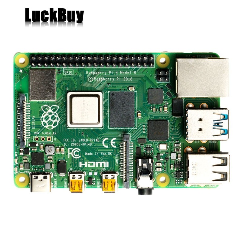 Raspberry Pi 4B 4GB RAM Bluetooth WiFi Mini Development SBC Board
