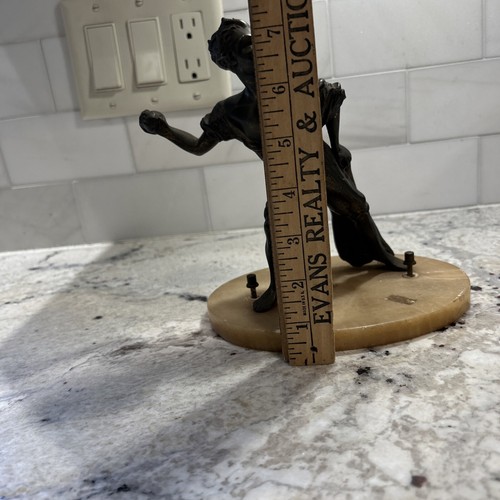 Raro! Statua vintage in bronzo di Giambattista Perasso "Balilla" su base in pietra - Foto 12 di 24