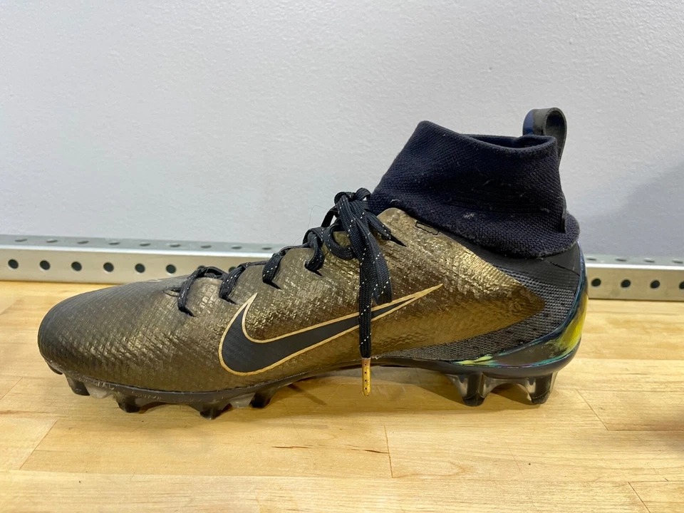 Botines de fútbol Nike Vapor Untouchable Pro 3 TD dorados/negros para hombre 11 AQ0634-004 Foto 4 de 4