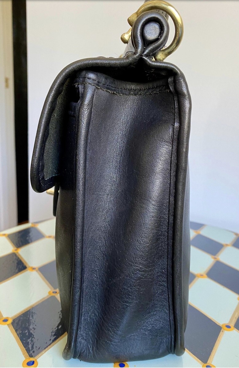 Vintage Black Coach Willis Bag 9927, Crossbody & Top Handle