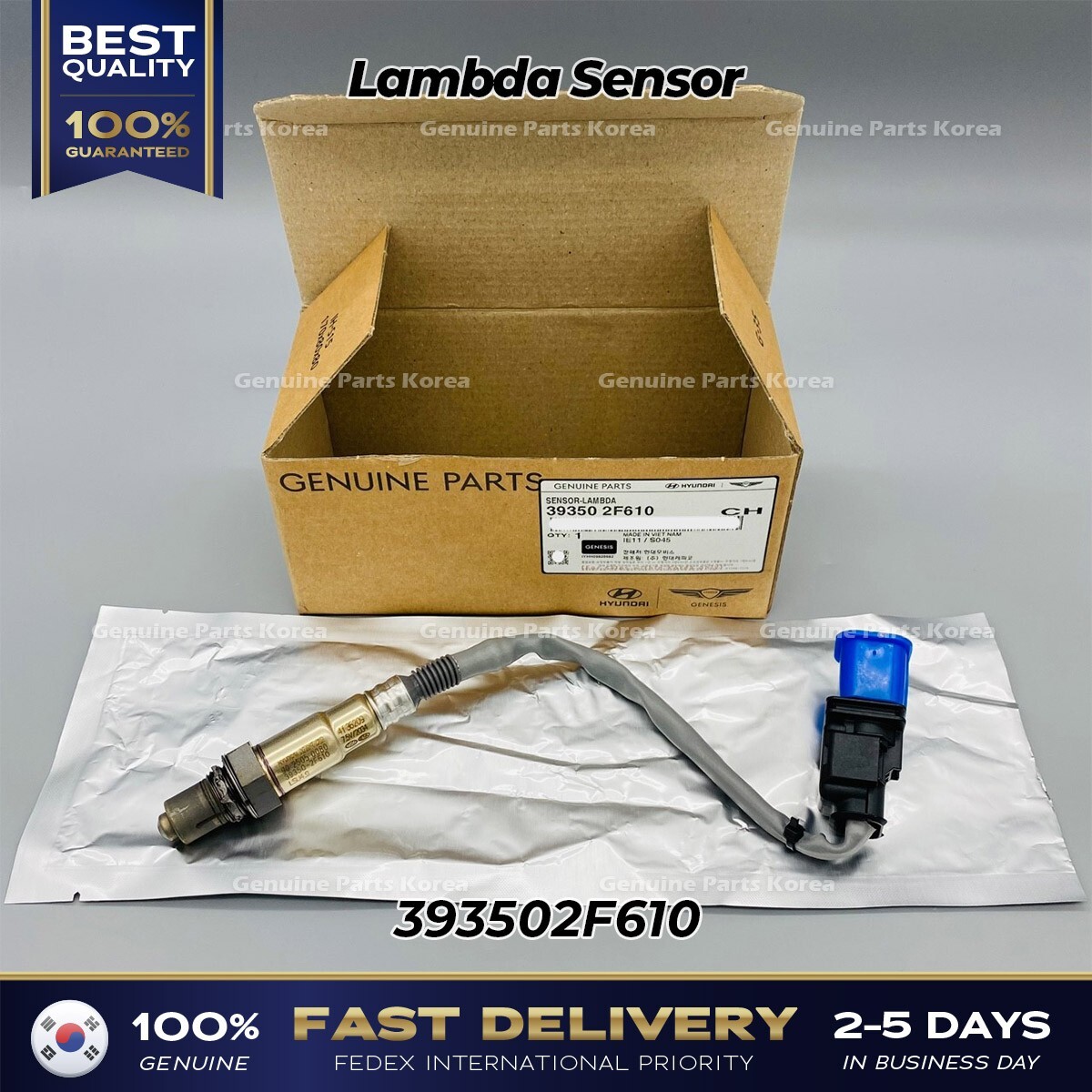 ⭐Genuine⭐ Lambda Sensor 393502F610 for Hyundai Santa Fe Tuscon