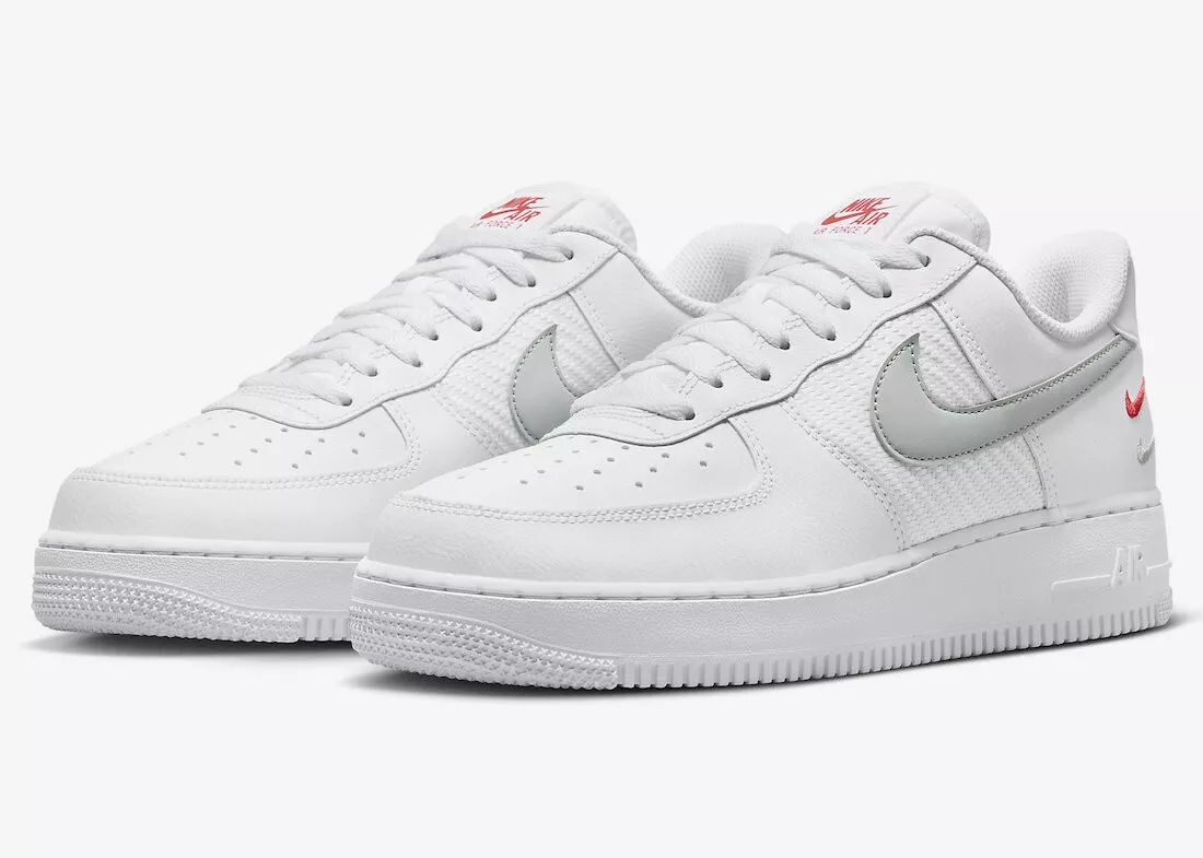 Air Force 1 '07 - White/White/Picante Red – Feature