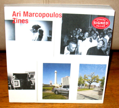 New SIGNED Ari Marcopoulos Zines Artist Photographs Daily Life Sketch Book PB
