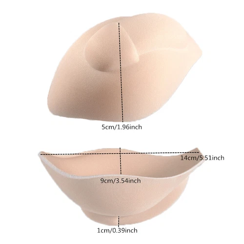 2PCS Penis Enhancer Push Up Pad Bademode Vergrößern 3D Ausbuchtung Beutel Schutz - Picture 35 of 39