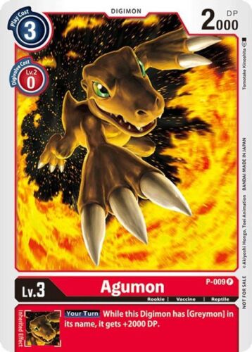 Agumon Special Release 1.5 P-009 Digimon NM/M Foil - Afbeelding 1 van 1
