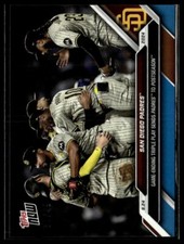 2024 Topps Now 747 San Diego Padres Triple Play Postseason Berth Blue 33/49