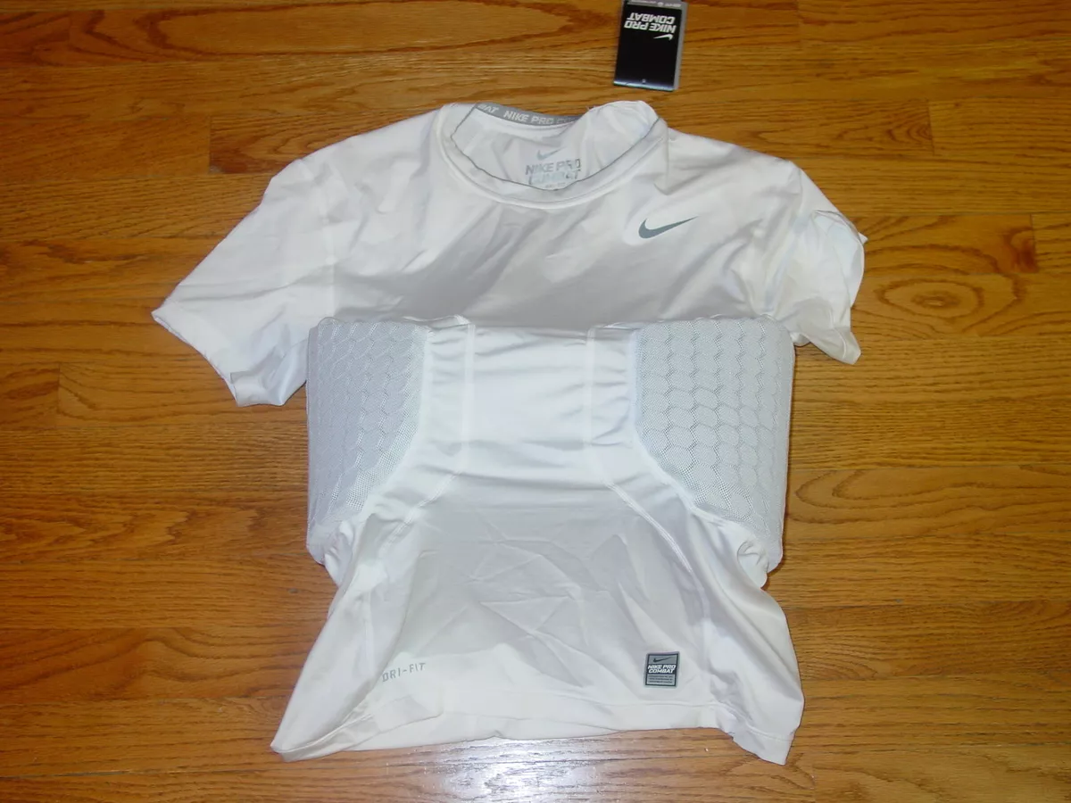 New XL Nike Pro Combat Padded Compression Shirt Football Basketball eBay