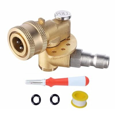 #ad Meteor Blast Quick Connecting Pivoting Brass Coupler Attachment 120 Degree wi $29.35