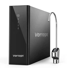 Vortopt Reverse Osmosis System Under Sink, Tankless RO Water Filtration 1000 GPD