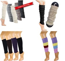 Damen Stulpen Legwarmer mit Baumwolle oder Sc...