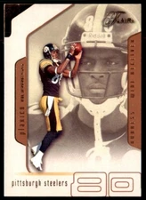2002 Flair Plaxico Burress Pittsburgh Steelers #90