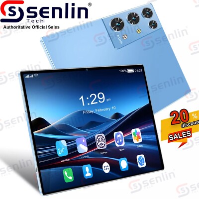 2024 NEW Tablet 10 in 16GB RAM+256GB ROM Android 13 5G+2.4G WiFi Dual SIM GPS