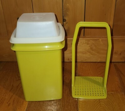 Vintage TUPPERWARE Pickle Keeper Avocado Green With Lid, #1330-7