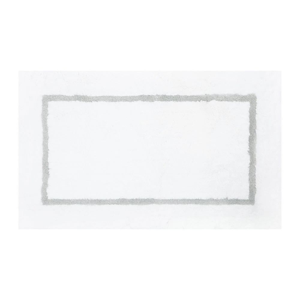 NEW Abyss & Habidecor Karat Bath Rug Silver 50x80cm