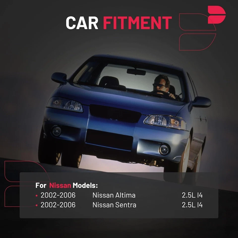 4 For 2002-2006 Nissan Altima 2.5L L4 Ignition Coil & Spark Plug - Imagem 3 de 4