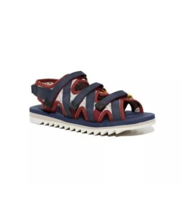 Suicoke X John Elliot Men's Sandals Size Navy Yellow Red $240  Retail - Main Image