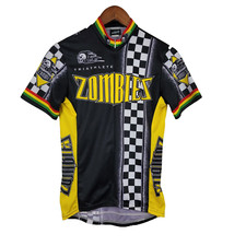 Hind Men's Size Small Cycling Jersey 3/4 Zip Triathlete Zombies USA Made