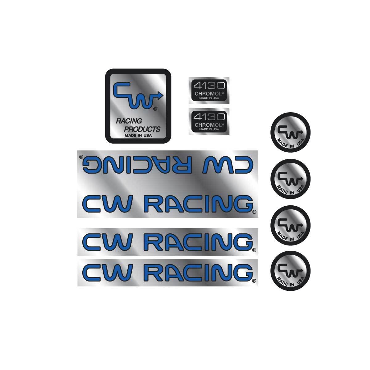 CW - ZX Series 82/84 Blue over Chrome Decal set | eBay