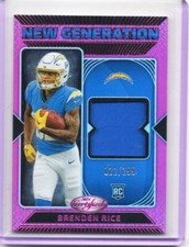 Brenden Rice 2024 Panini Certified - New Generation Jerseys #NGS-BRE Mirror Pink