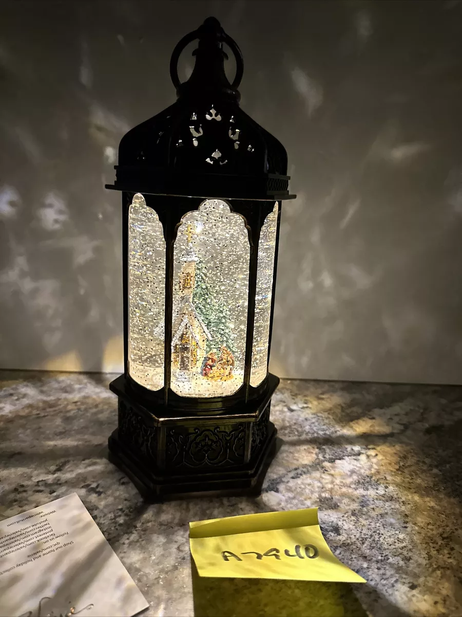 Bronze lantern light outlet