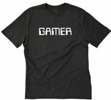 Gamer T-shirt Funny Geek Nerd Computer Tech IT Internet Roleplay Tee Shirt