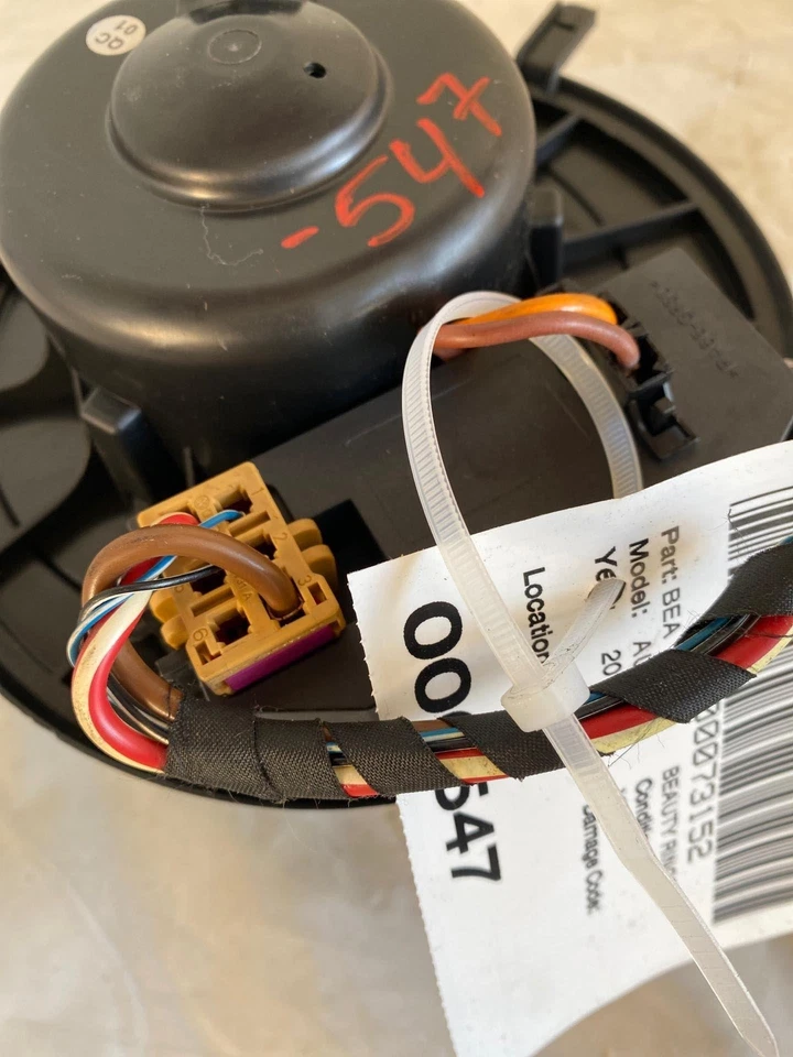 AUDI A3 2006-2013 calentador ventilador motor 2,0 L 4 cilindros OEM Foto 4 de 4