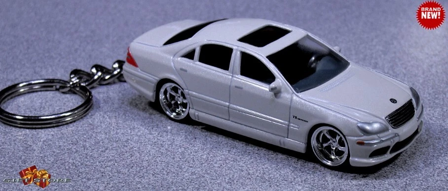 🎁🎁CHAVEIRO RARO BRANCO MERCEDES S CLASS S55 V8 AMG PERSONALIZADO Edição Limitada ÓTIMO PRESENTE🎁🎁 - Imagem 4 de 4