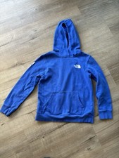 The North Face Youth Fleece Pullover Hoodie Blue  White Size Youth Medium 10/12