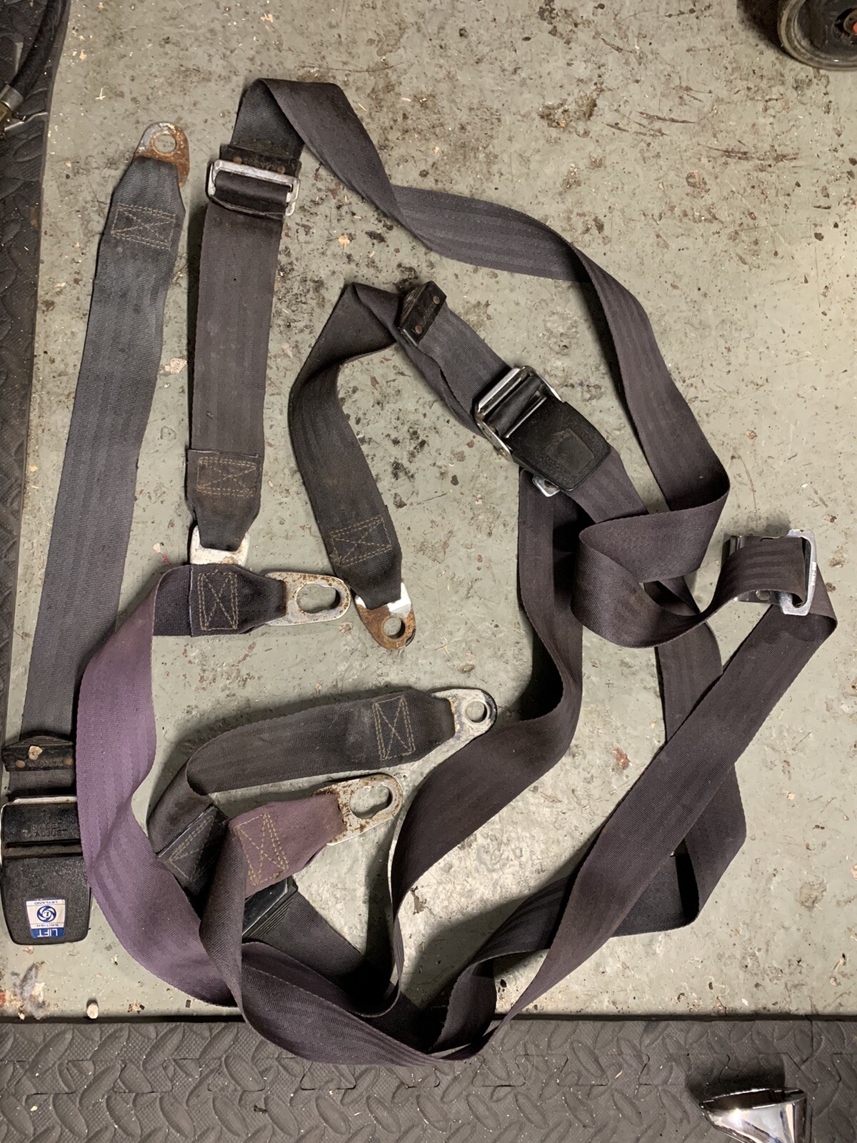 BMC BRITISH LEYLAND SEAT BELTS AUSTIN MORRIS MINI SPRITE MG TRIUMPH MGB