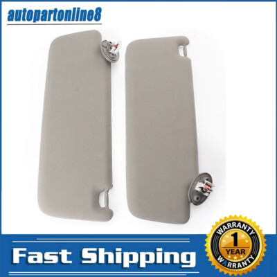 New 1 Pair Left+Right Sun Visor For Toyota Prado TRJ120 RZJ120 KZJ120 KDJ/GRJ120