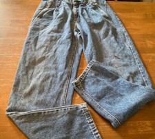Vintage Lee Original Women s Mom High Rise Jeans Tapered Leg SZ 10 Elastic