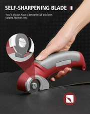 Electric Multi-Cutter Carpet Cardboard Blade Rotary Power Scissors Lithium