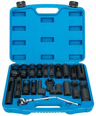 #ad 21 PC Oxygen Sensor Socket Set Sensor Oil Pressure Sending Unit Removal Tool Kit $80.99