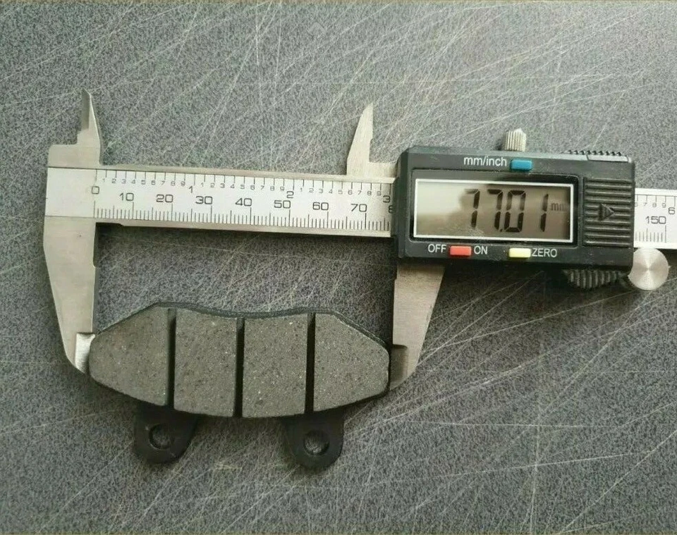 BREMSBELÄGE CHINAROLLER 2-KOLBEN BREMSSATTEL REX BAOTIAN YIYING BENZHOU ZNEN - Bild 3 von 3