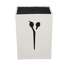 Scissors Holder Hair Stylist Barber Salon Combs Shears Organizer Holder WHITE