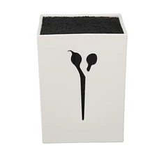Scissors Holder Hair Stylist Barber Salon Combs Shears Organizer Holder WHITE