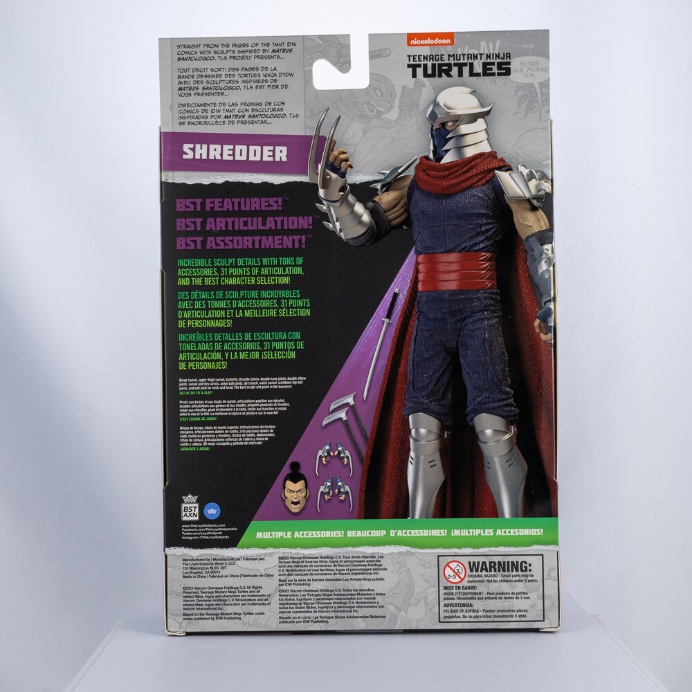 Teenage Mutant Ninja Turtles BST AXN Shredder IDW Comic