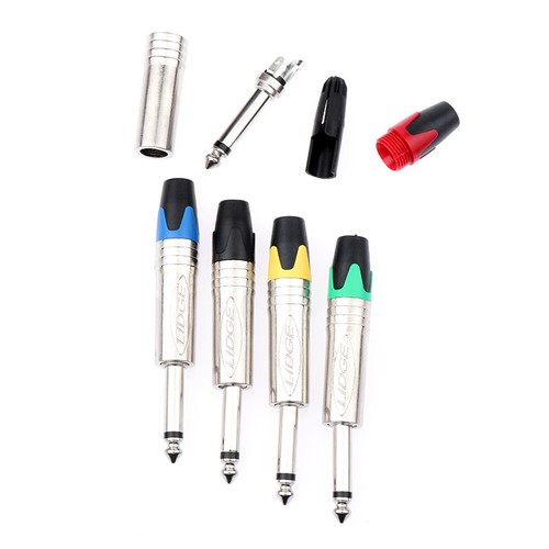 6.35 Mm Audio Plug Mute Plug Connector Jack Mono Assembly Microphone Conecto _yi - Afbeelding 10 van 17
