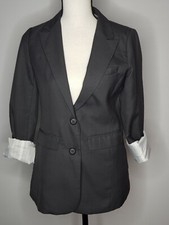 Audrey 3 1 Women's Lined Blazer Sz Medium Business Casual Gray