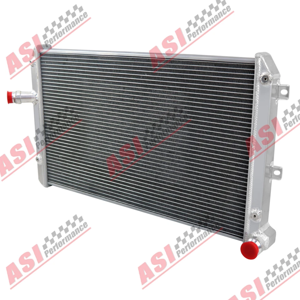Aluminum Radiator 2-Rows fit Volkswagen Passat Jetta Eos Golf Audi A3 TT 2.0L Foto 2 de 4