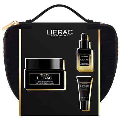 LIERAC Premium Voluptuous Cream 50ml, Absolute Serum 13ml, Eye Cream 5ml Set