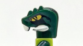 LEGO minifigure Lizaru njo0068 Ninjago Rise of Snakes 9557 green snake      read