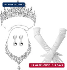 Tondiamo Halloween Crowns Jewelry Set for Princess Bride Costume