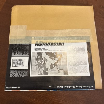 SPI Simulations Publications : MINUTEMAN The Second American Revolution No Box