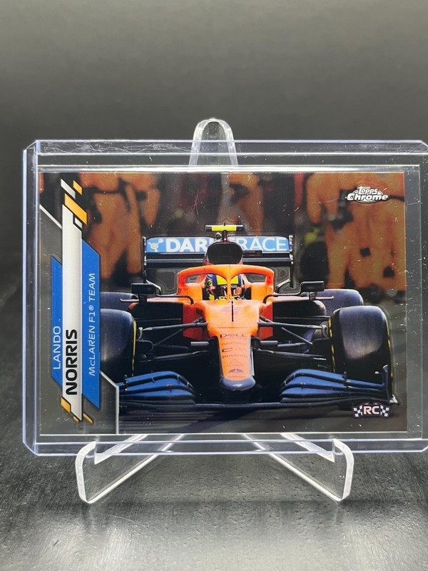 2020 Topps Chrome Formula 1 F1 Lando Norris RC Rookie #27 (A)