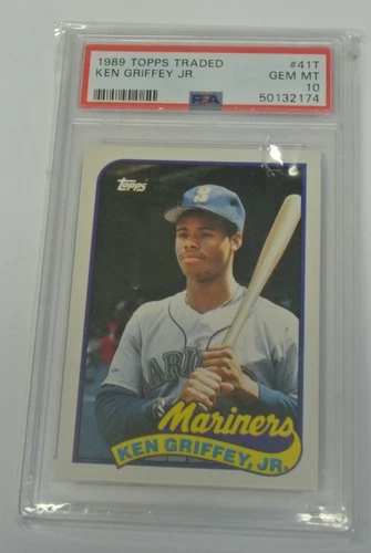 1989 TOPPS TRADED KEN GRIFFEY JR #41 T SEATTLE MARINERS ROOKIE PSA 10 GEM MINT