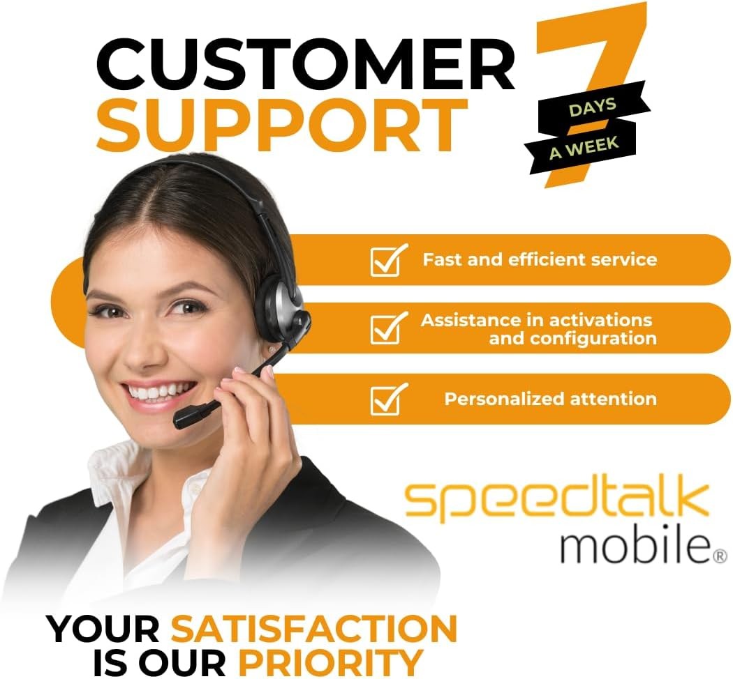 SpeedTalk Mobile SIM Card Starter Kit, Smartphone Cell Phone, GPS Tracker... 