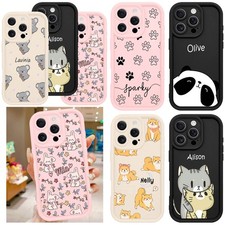 Personalized Animals Phone Case For Samsung S25 S24 iPhone 16 Plus 17 Gel Cover