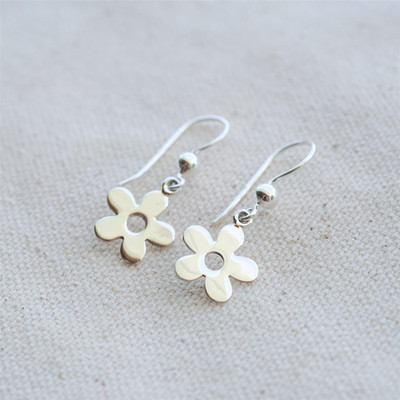 925 Sterling Silver earrings Flower Earrings tiny earrings gift for him