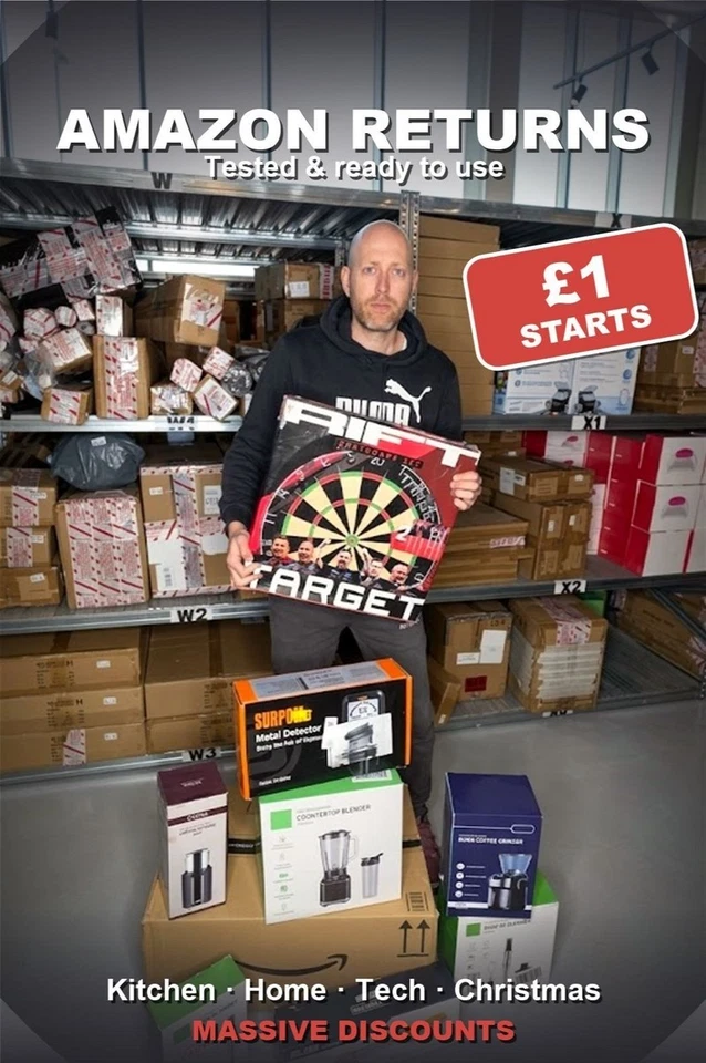 Amazon Customer Returns - Tested & Ready to Use | Auctions from £1